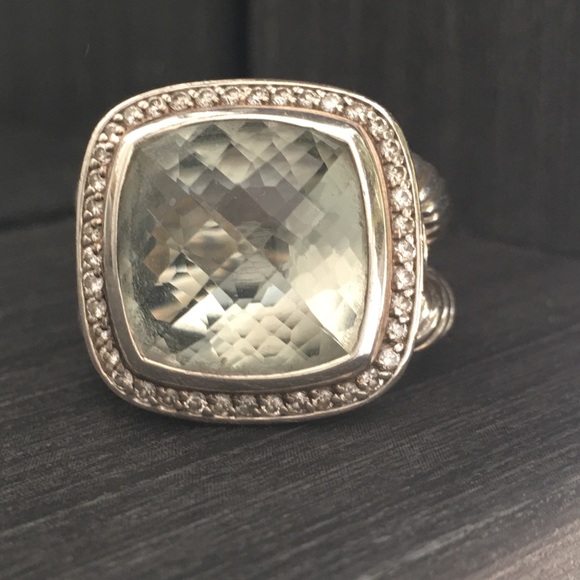 💥🌟DAVID YURMAN LARGE PRESIALITE /DIAMOND RING💥 - Picture 8 of 8